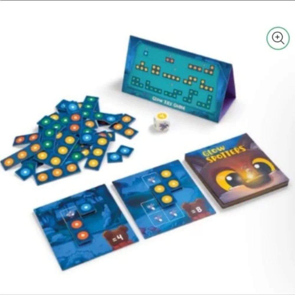 SimplyFun Glow Spotters Learning Game Addition Spatial Reasoning